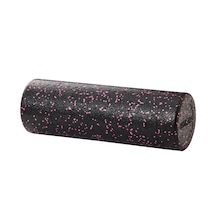 Masaj Rulosu Foam Roller Orta Sert Pembe+Siyah 45 cm