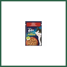 Felix Pouch Sensation Jellies Sığır Etli Ve Domatesli Yetişkin Kedi Konservesi 85 Gr Bzs01