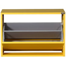 New Step Oturaklı Ayakkabılık - Sarı