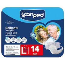 Canped Belbantlı Yetişkin Hasta Bezi Gece L 14'lü