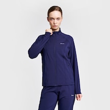 Lescon Lacivert Kadın Antrenman Fermuarlı Sweatshirt 26b-2041