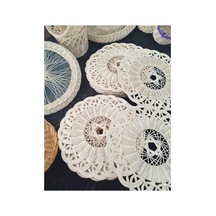 6 Adet %100 Doğal El Yapımı Rattan Supla & Duvar Süsü 1. Sınıf, Dekoratif, Yüksek Kalite