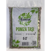Aymen Çiçekçilik 8-16 Mm Ponza Taşı - Tarım Pomzası 5 Lt Paket - 5 Litre Volkanik Ponza Taşı 1