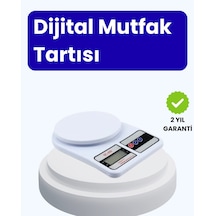 Dijital Mutfak Terazisi 10kg Kapasiteli 1g Hassasiyetli Çok Renkli
