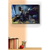 Webstyle Sayılarla Boyama Seti Kasnaklı Piyanist Kadın 60 X 75 Cm