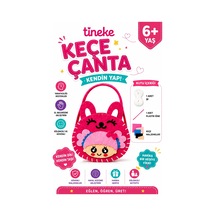 Tineke Sevimli Kız Figürlü Keçe Çanta Yapım Seti Eğitici Oyuncak Dikiş Aktivitesi Ve Hobi Kiti 6+ Ya