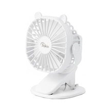 Konfulon Joko Js03 Masaüstü Soğutma Fanı Şarjlı Vantilatör Beyaz