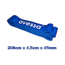 Avessa Latex Güç Bandı 45mm Ekstra Sert Mavi