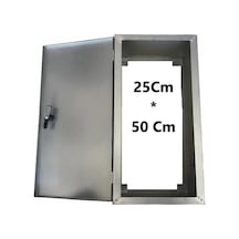 Galvaniz 25x50x11 Cm Sac Dolap (Su Sayaç Vana Dolabı)