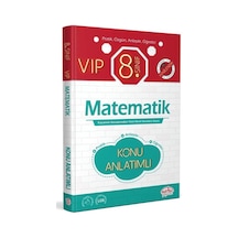 8.Sınıf VIP Matematik Konu Anlatımlı- Editör