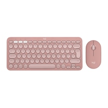 Pebble 2 Set Çoklu Cihaz Özellikli Sessiz Kablosuz Türkçe Q Klavye Ve Mouse Seti - Pembe Optik Pebble 2 Set Çoklu Cihaz Özellikli Sessiz Kablosuz Türkçe Q Klavye Ve Mouse Seti - Pembe Optik