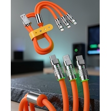 Usb Type-c Şarj Kablosu 120w Hızlı Şarj 180 Derece Dönen Model Belirtilmemiş