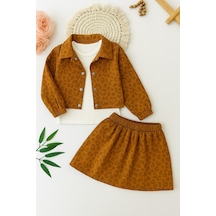 Leopar Desenli 3 Lü Kız Çocuk Takım 31505 - 2/10 Yaş Çok Renk Leopar Desenli 3 Lü Kız Çocuk Takım 31505 - 2/10 Yaş Çok Renk