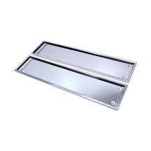 Paslanmaz Krom Plaka Altlığı Seti Saç 2Li 490474407