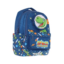 Kaukko Toys Erkek Çocuk 3d Dinazor Şekilli İlkokul Ve Günlük Sırt Çantası - Lacivert - L5252 Lacivert