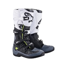 Alpinestars Tech 5 Kros Motosiklet Botu Siyah Gri Beyaz