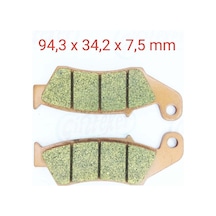 Kawasaki Uyumlu Ön Fren Disk Balatası Fa185 Honda Crf 125-250-400 Klx 250 Yamaha Yz 250-400-450