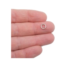 Paracord Aksesuar Bileklik,hobi Bağlantı Metal Yuvarlak Halka 0.4 Cm Nikel Renk 20 Adet