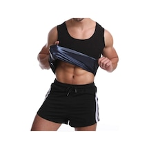 Gençplus Erkek Sweet Sweat Termal Sauna Pro Termal Sauna Atlet Siyah