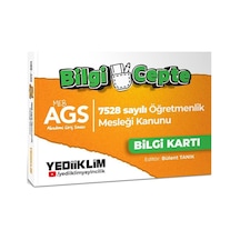 Yediiklim Meb Ags 7528 Sayılı Öğretmenlik Meslek Kanunu Bilgi Kartı Soru-cevap