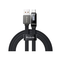 Mcdodo Ca-4980 Typec Usb 100w 6a Led Ritim Şarj Ve Data Kablo 1.2mt