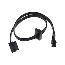 Mini 4 Pin To 2x Sata Ssd Power Supply Anakart Hdd Güç Kablosu