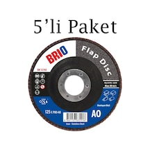 Brio Flap Disk 125xp80 Ao 5'li Paket