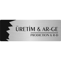 Metal Departman Kapı İsimliği, Üretim & Ar-ge Production & R-d 10x20 Cm Gümüş Renk