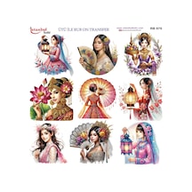 Ütü İle Rub On Transfer Kağıdı 30x30cm Rb-575