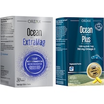 Ocean Extramag Üçlü Kombinasyon 30 Tablet + Plus Omega 3 1200 Mg 30 Kapsül