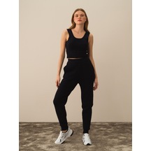 Xint Lacivert Lüks Pamuk Dokulu Regular Fit Pantolon 850955