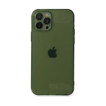 Newface - 834 - İphone 12 Pro Max Kılıf Fly Lens Silikon - Csmo-tex - - Yeşil