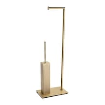 Hareketli Wc Set Antik Renk 718x150x240 Mm Açık Ahşap