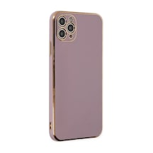 Apple iPhone Uyumlu,  11 Pro Max Kılıf Volet Silikon - Mor