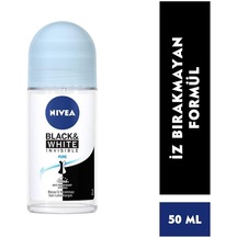 Nivea Invisible Black White Pure Kadın Roll-On Deodorant 50 ML