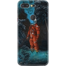 General Mobile Gm 9 Pro Kılıf Silikon Astronot Smoke 1769