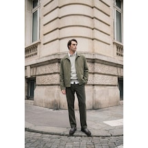 Defacto Erkek Pamuklu Smart-casual Pantolon G1076ax26spkh244 Haki-kh244
