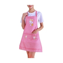 Pembe Yaratıcı Mutfak Önlüğü Kolsuz Tek Boyut Ev Temizlik Araçları