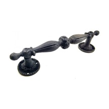 Hubrendy Kargo Antika Tarz Dekoratif Pirinç Sütun Çekme Kapı Kolu - 219x49 Mm, Oksit
