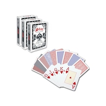 Star Black Jack Oyun Kağıdı Yarı Plastik