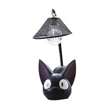 Jiji Kedi Reçine Lambası Benzersiz Şekilli Sağlam Işık Direği Gece Lambası Ev Dekorasyonu Hediyeleri İçin Ağ Delikli Çok Renkli