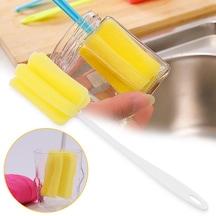 Eğlenceli Canlı Kullanışlı Bardak Plastik Besleme Memesi Temizleyici Sünger Biberon Fırçası Temizleme Aracı Şarap Bardağı Şişesi Kahve Cam Bardak