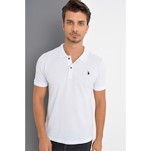 T8561 Dewberry Erkek Tshırt-beyaz Beyaz