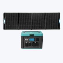 Antfea H1600 Pro Taşınabilir Güç Kaynağı + 300w Taşınabilir Güneş Paneli 1.6 Kw / 1 Kwh / 300 W