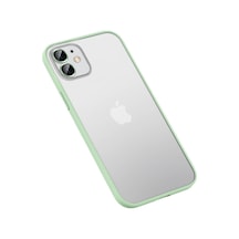 Apple Uyumlu iPhone 12 Pro Max Kılıf Klfs Retro Kapak - Yeşil Yeşil