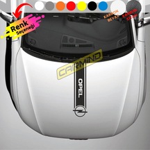 Opel Kaput Şerit Sticker (375623781)