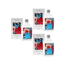 Pomellos 80 Derece Jamaika Gülü & Beyaz Frangipani Kolonya Cam Şişe 3 x 250 ML