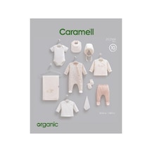 Caramell %100 Organic Pamuk Tiny Organic 10'lu Hastane Çıkışı Set Ekru Crml.zk2569.ekr
