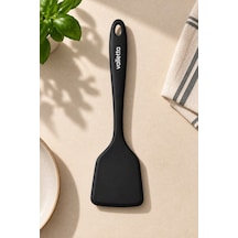 Premium Isıya Dayanıklı Silikon Spatula Siyah
