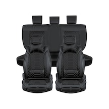 Subaru Xv Uyumlu Lüks Deri Oto Koltuk Kılıfı Ön Arka Takım Set Tam Siyah Royal Series Fs